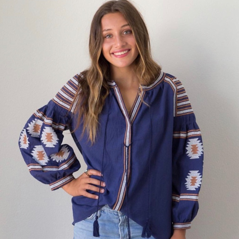 Free People like blouse or lightweight jacket